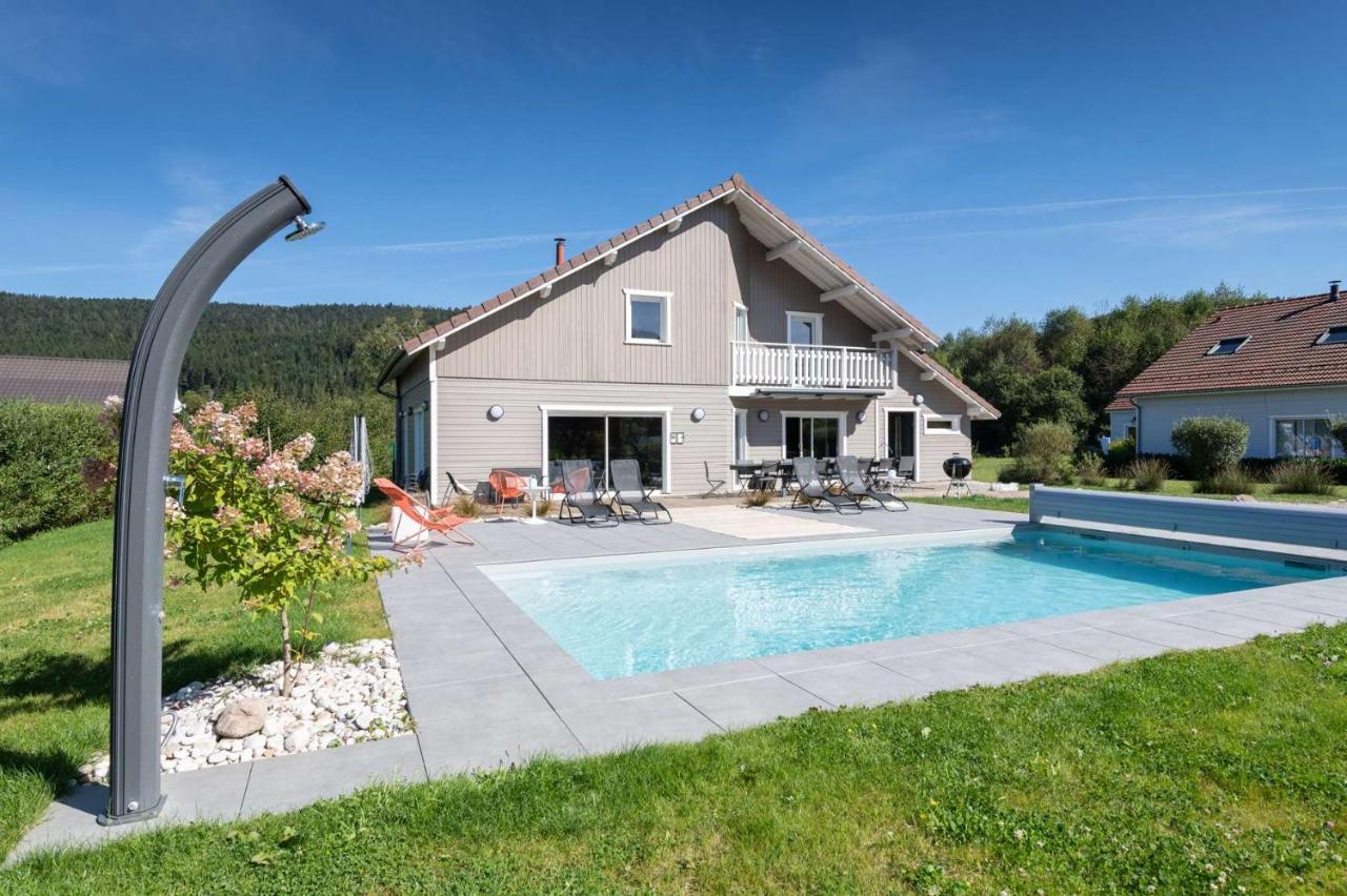 Chalet Du Bien-Etre 15P. Piscine,Spa, Hammam,Petanque,Basket 热拉梅 外观 照片