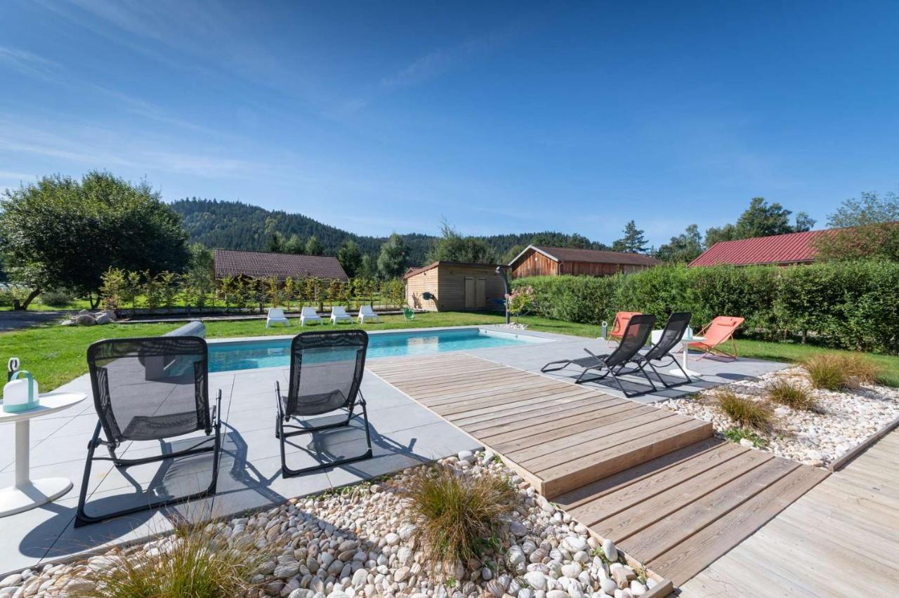 Chalet Du Bien-Etre 15P. Piscine,Spa, Hammam,Petanque,Basket 热拉梅 外观 照片