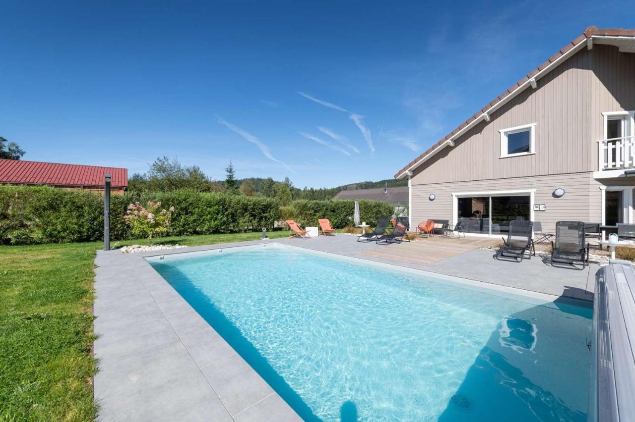 Chalet Du Bien-Etre 15P. Piscine,Spa, Hammam,Petanque,Basket 热拉梅 外观 照片