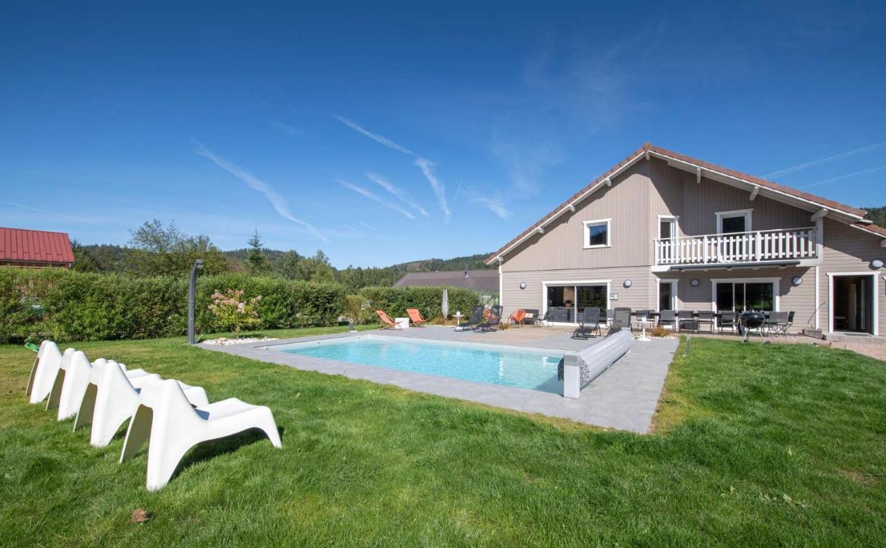 Chalet Du Bien-Etre 15P. Piscine,Spa, Hammam,Petanque,Basket 热拉梅 外观 照片
